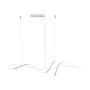 Italux Mila PND-23523-WH Lampă cu pendul 1x40W/LED 3000K|4000K|6000K 3700lm IP20