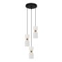 Italux Monza PND-57602-3-BK+BRO Lampă cu pendul 3x40W/E27 IP20