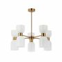 Italux Monza PND-57602-5-BRO Candelabru 10x40W/E27 IP20
