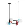 Italux Nauti PND-37482-4R-MLTI Lampă cu pendul 4x25W/G9 IP20