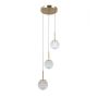 Italux Padri PND-40827-3-HBR-CL Lampă cu pendul 3x5W/G9 IP20
