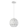 Italux PAULELA PND-34221-1S-WH Lampă cu pendul 1x40W/E27 IP20