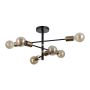 Italux PIANSI PND-4025-6-BL-HBR Lampă cu pendul 6x40W/E27 IP20