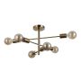 Italux PIANSI PND-4025-6-HBR Lampă cu pendul 6x40W/E27 IP20