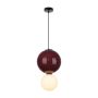 Italux Pieve PND-95221-1L-PRP Lampă cu pendul 1x7W/LED 3000K 867lm IP20