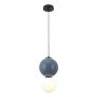 Italux Pieve PND-95221-1M-BLU Lampă cu pendul 1x6W/LED 3000K 801lm IP20