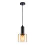 Italux SANTIA PND-65342-1-BK+AMB Lampă cu pendul 1x40W/E27 IP20