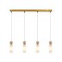 Italux Santos PND-95331-4-BRSS Lampă cu pendul 4x40W/G9 IP20