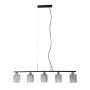 Italux Simona PND-40814-5-BK-HBR Lampă cu pendul 5x40W/E14 IP20