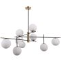 Italux STELIA PND-43660-9 Lampă cu pendul 9x5W/E14 IP20
