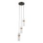 Italux Taraso PND-40760-3-BK-HBR Lampă cu pendul 3x40W/E14 IP20
