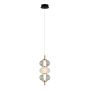 Italux Testa PND-84938-3-BK Lampă cu pendul 1x12W/LED 3000K 790lm IP20