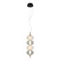 Italux Testa PND-84938-4V-BK Lampă cu pendul 4x16W/LED 3000K 1000lm IP20