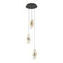 Italux Tonga PND-26374-3-23W-3K-BK-GD Lampă cu pendul 3x23W/LED 3000K 1700lm IP20