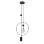 Italux TROSTI PND-428892-BK Lampă cu pendul 1xGU10 35W|1xG9 25W IP20