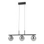 Italux Velada PND-34381-3-BK Lampă cu pendul 3x15W/LED 3000K 610lm IP20