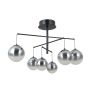 Italux Velada PND-34381-6-BK Lampă cu pendul 6x30W/LED 3000K 2010lm IP20
