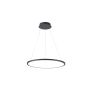 Italux Vinola PND-56135B-040RPC-BK-3KS4K Lampă cu pendul 1x24W/LED 3000K|4000K 1920lm IP20