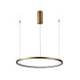 Italux Vinola PND-56135B-060RPP-GD-3KS4K-TRDIMM Lampă cu pendul 1x38W/LED 3000K|4000K 3040lm IP20
