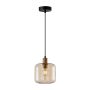 Italux Zona PND-29257A-1-BRO-AMB Lampă cu pendul 1x40W/E27 IP20