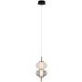 Italux Testa PND-84938-2-BK Lampă cu pendul 1x8W/LED 3000K 500lm IP20