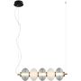 Italux Testa PND-84938-4-BK Lampă cu pendul 1x19W/LED 3000K 1200lm IP20