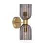 Light Prestige Piega LP-939/2W smoked Aplique de perete 2x10W/E14 IP20