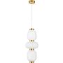Step Into Design BRILLA ST-CP241210-3L GOLD Lampă cu pendul 1x34W/LED IP20