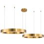 Step Into Design CIRCLE 2in2 ST-8848-100+120 brass Lampă cu pendul 2x112W/LED 3000K 10080lm IP20