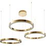 Step Into Design CIRCLE 3in1 DN924-80+80+80 gold Lampă cu pendul 3x112W/LED 3000K 10640lm IP20