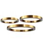 Step Into Design CIRCLE 3in1 ST-8848-40+60+60 brass Lampă cu pendul 3x85W/LED 3000K 8075lm IP20