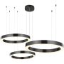 Step Into Design CIRCLE 3in1 ST-8848-40+60+80 black Lampă cu pendul 3x93W/LED 3000K 8835lm IP20