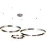 Step Into Design CIRCLE 3in1 ST-8848-40+60+80 nickel Lampă cu pendul 3x93W/LED 3000K 8835lm IP20