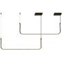 Step Into Design MINIMA MP0095-2-120 Lampă cu pendul 2x20W/LED 3000K 1600 lm x 2 IP20