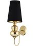 Step Into Design QUEEN MB-8046-18 black gold Aplique de perete 2x40w/E27 IP20