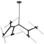 Step Into Design STICKS ST-1001-10 black Lampă de tavan 10x20W/G9 IP20