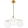 Step Into Design VENUS ST-5026-3 BRASS Lampă de tavan 3x60W/E27 IP20