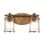 Quintiesse ASHLAND BAY QN-ASHLANDBAY2-NBR-BATH Aplique de perete 2x60W/E27 IP44