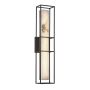 Quintiesse Blakley QN-BLAKLEY-L-BK Aplique de perete 1x20W/LED 3000K 970lm IP44