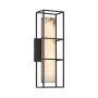 Quintiesse Blakley QN-BLAKLEY-M-BK Aplique de perete 1x13W/LED 3000K 800lm IP44