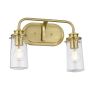 Quintiesse BRAELYN QN-BRAELYN2-BB Aplique de perete 2x40W/E27 IP44