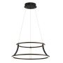 Quintiesse Cadoux QN-CADOUX-P-BK Lampă cu pendul 1x54W/LED 3000K 1490lm IP20