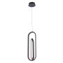 Quintiesse Demark QN-DEMARK-1P-BK Lampă cu pendul 1x28W/LED 3000K 1000lm IP20