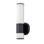 Quintiesse FACET QN-FACET-LED1-BK-BATH Aplique de perete 1x12W/LED 3000k 1080LM IP44