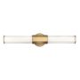Quintiesse FACET QN-FACET-LED2-HB-BATH Aplique de perete 2x12W/LED 3000k 2160LM IP44