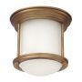 Quintiesse HADRIAN QN-HADRIAN-MINI-F-BR-OPAL Lustră de tavan 1x60W/E27 IP44