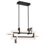 Quintiesse Inizio QN-INIZIO-LP-S-BK Lampă de tavan 1x46W/LED 3000K 2086lm IP20