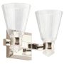 Quintiesse KAYVA QN-KAYVA2-PN Aplique de perete 1x12W/LED 3000k 1250LM IP44