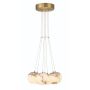 Quintiesse Kepler QN-KEPLER-7P-BG Lampă cu pendul 7x7W/LED 3000K 3544lm IP20