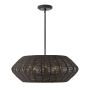 Quintiesse Luca QN-LUCA-5P-M-BK-BK Lampă cu pendul 5x40W/E14 IP20